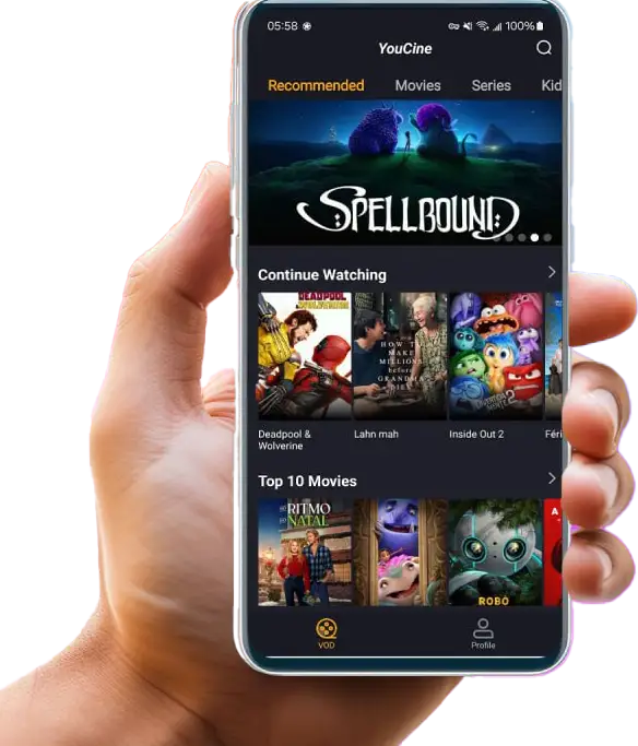 Youcine App Interface